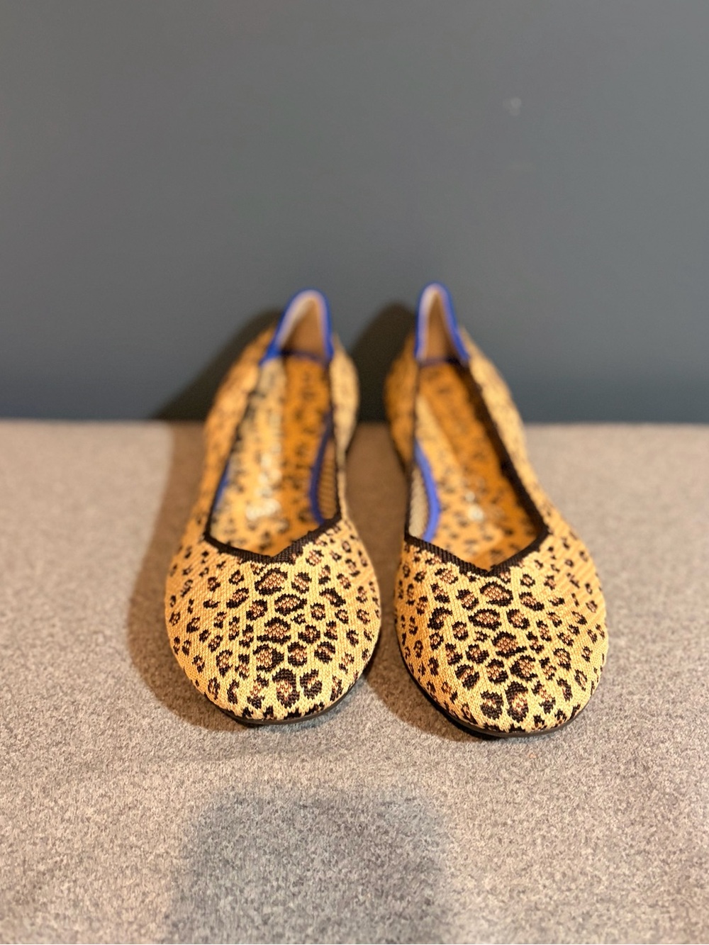 Rothy's Leopard Print Ballet Flats